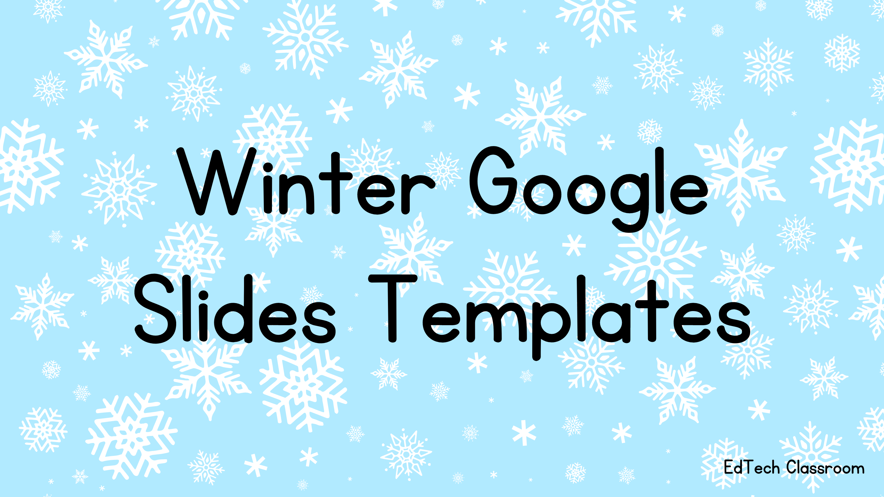 Google Slides Templates Winter